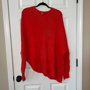 Free People Asymmetrical Sweater